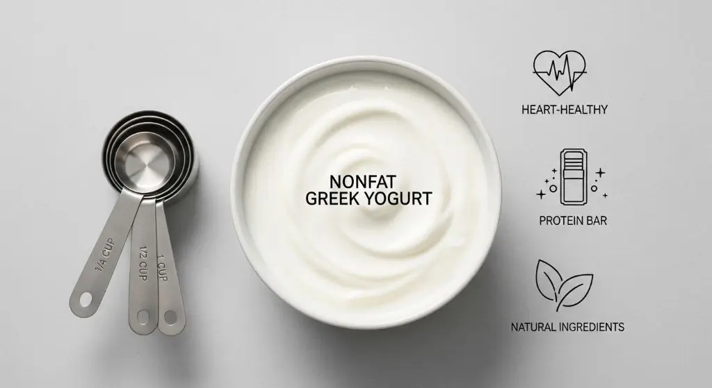 Nonfat Greek yogurt protein and nutrition facts compared with expectations around calories, carbs, and calcium