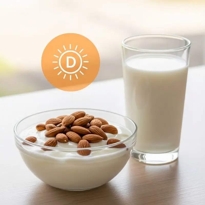 Yogurt promotes bone health with calcium and vitamin D, supporting strong bones and reduced osteoporosis risk
