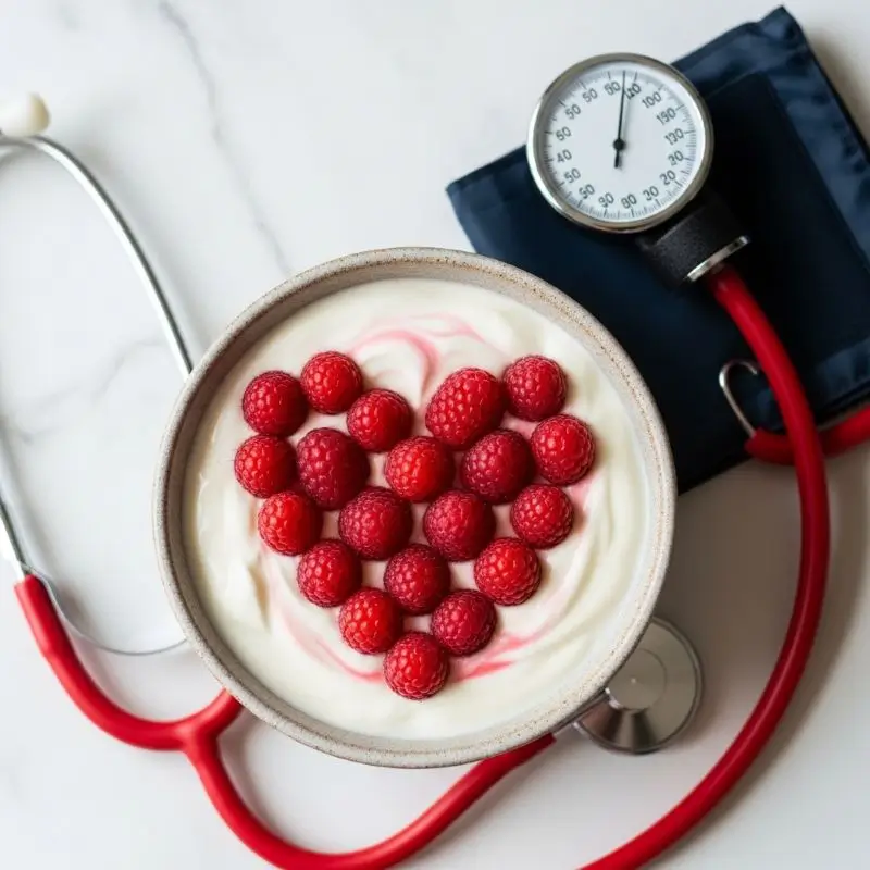 Yogurt supports heart health and healthy blood pressure as part of daily nutrition