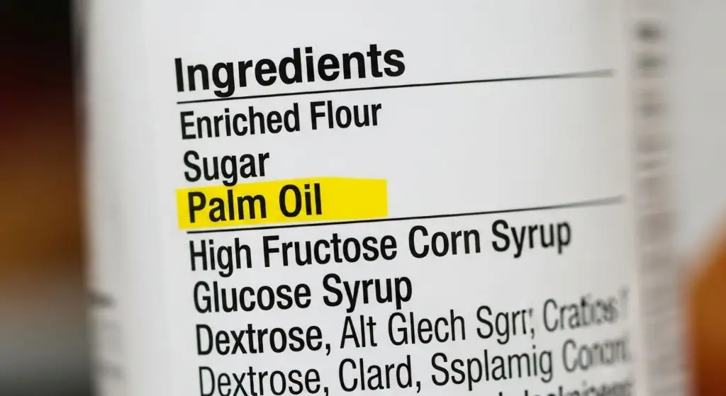 Food labels nutritional information and ingredients showing ingredient list order and hidden sugar names in packaged foods