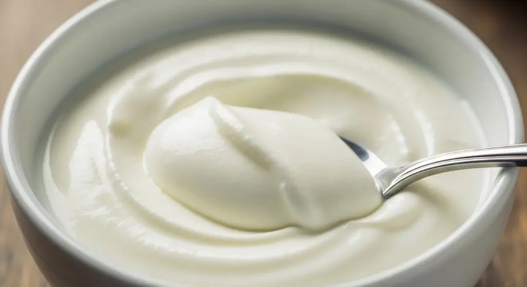 Greek yogurt protein content shown with thick creamy texture highlighting high protein food for daily eating habits