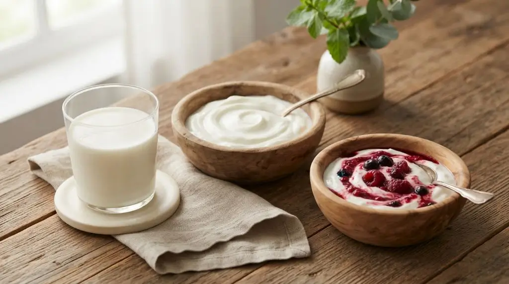 Natural sugar vs added sugar in milk, plain yogurt, and fruit-flavored yogurt