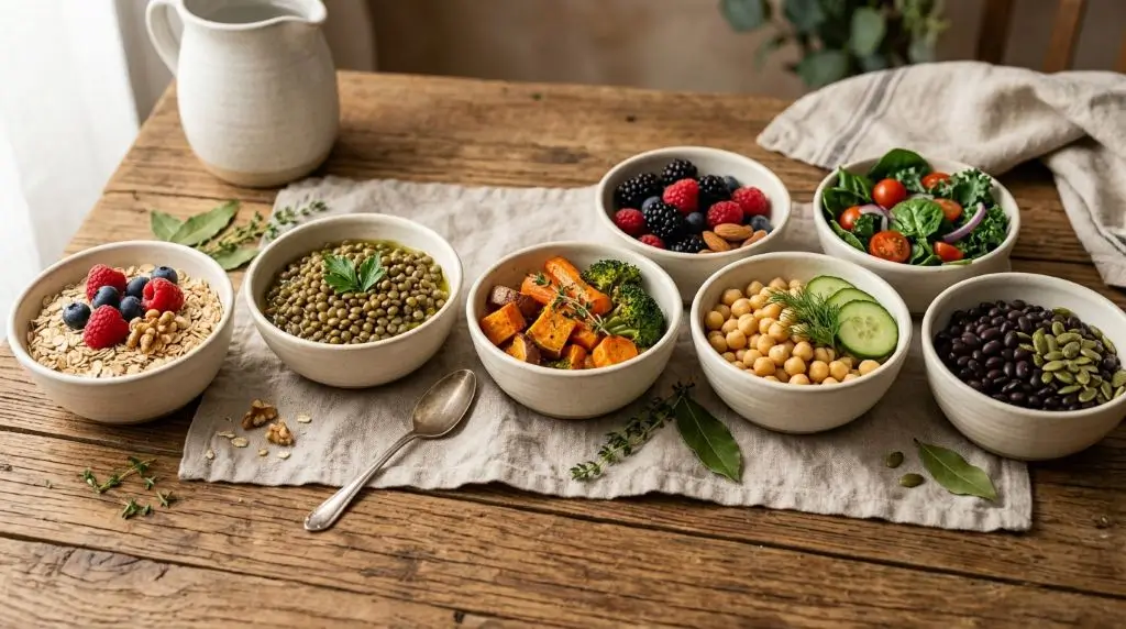how much fiber do you need daily simple servings of oats beans fruit and vegetables