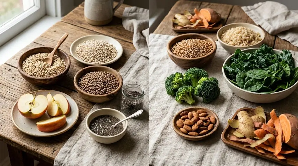 Best placement: between the introduction and Soluble Fiber, or immediately before Soluble vs Insoluble Fiber.