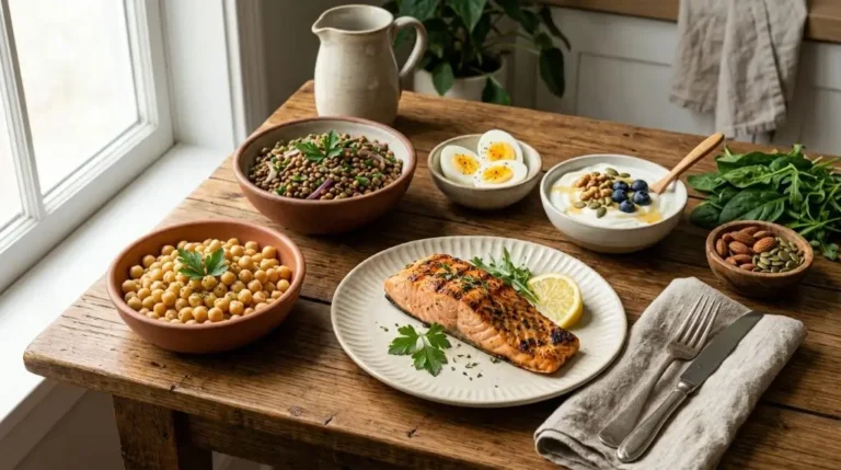 What does protein do for your body? Everyday protein foods including eggs, salmon, yogurt, lentils, tofu and nuts